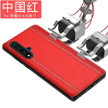 Красный Ультратонкий чехол для телефона Oneplus 7 из натуральной кожи, чехол для телефона Oneplus 7 Pro 7Pro, защитный чехол для телефона - Цвет: Красный