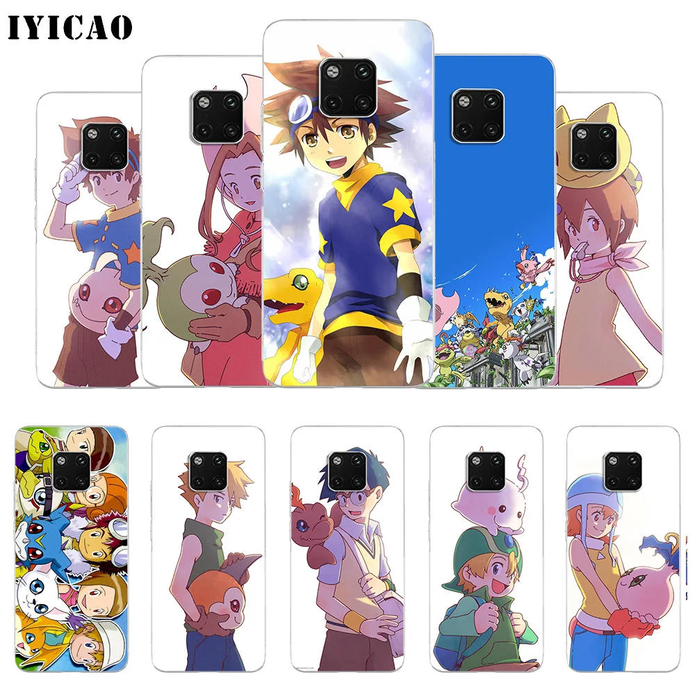 IYICAO Digimon Мягкий силиконовый чехол для телефона Huawei Mate 10 20 Lite Pro Nova 2 2i 3 3i 4 TPU