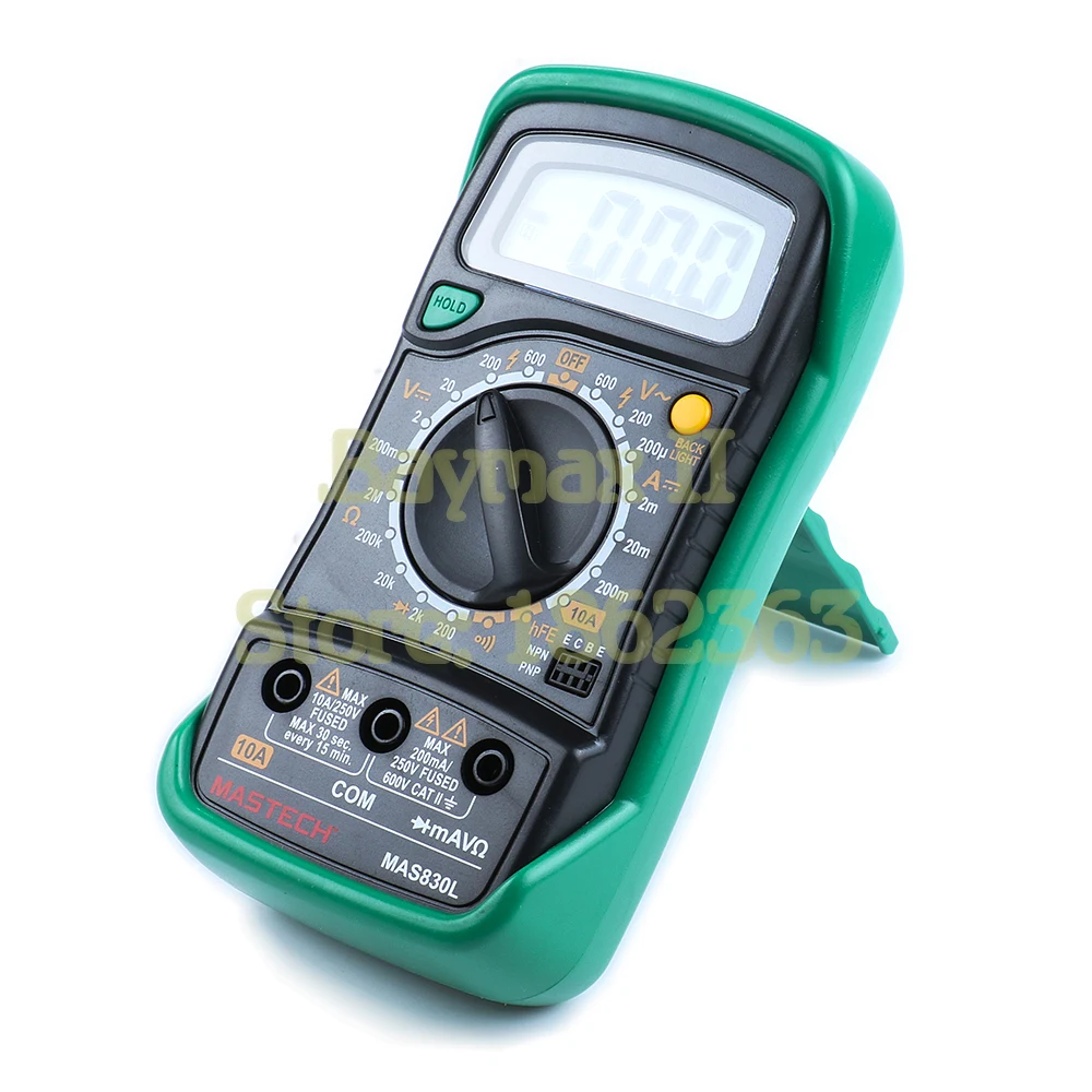 MASTECH MAS830L карманный цифровой мультиметр с сопротивлением AC/DC тестер напряжения