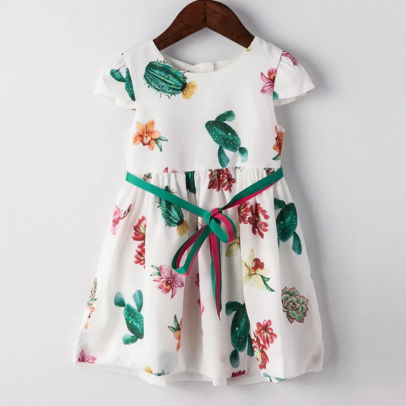 Летнее платье для девочек 2-8 лет Новое поступление принцессы вечерние платья с