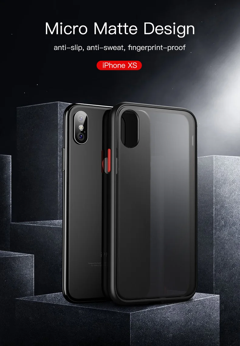 Роскошный Матовый чехол LUPHIE для iPhone X XS Max XR 7 8, ударопрочный чехол, полупрозрачный чехол для iPhone 7 8 6 6S Plus, чехол s Coque Funda