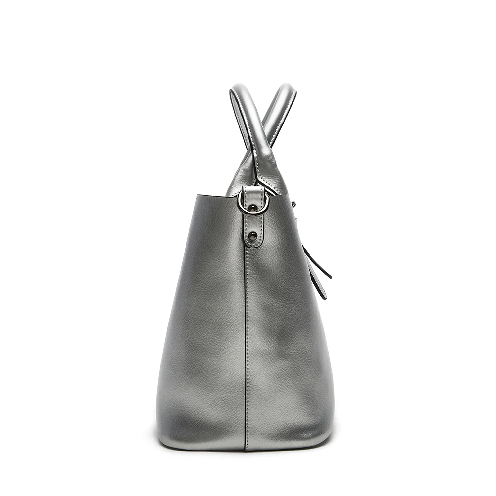 Сумка тоут женская из натуральной кожи с жемчугом|bags real leather|women genuine leather handbagsgenuine
