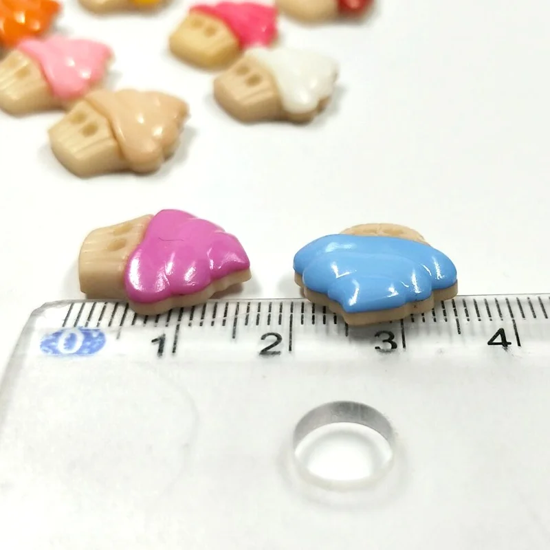 Пластиковые пуговицы для скрапбукинга Размер 15 мм 50/100 шт.|plastic buttons|sewing accessoriesbutton