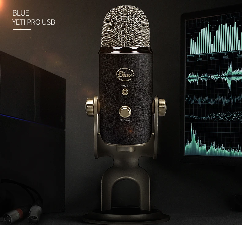 Blue Yeti Pro Studio настольный USB и XLR записывающий микрофон профессиональный конденсаторный микрофон караоке песня студия запись live