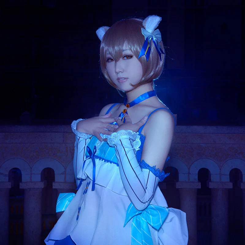 Костюм для косплея аниме Re: жизнь в другом мире от нуля костюм кошки с хвостом| |