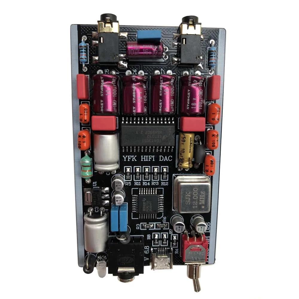 PCM2706 TDA1305 USB декодер DAC I2S до 3,5 мм Выход Поддержка для ASIO ноутбук hifi-усилитель для наушников G2-009