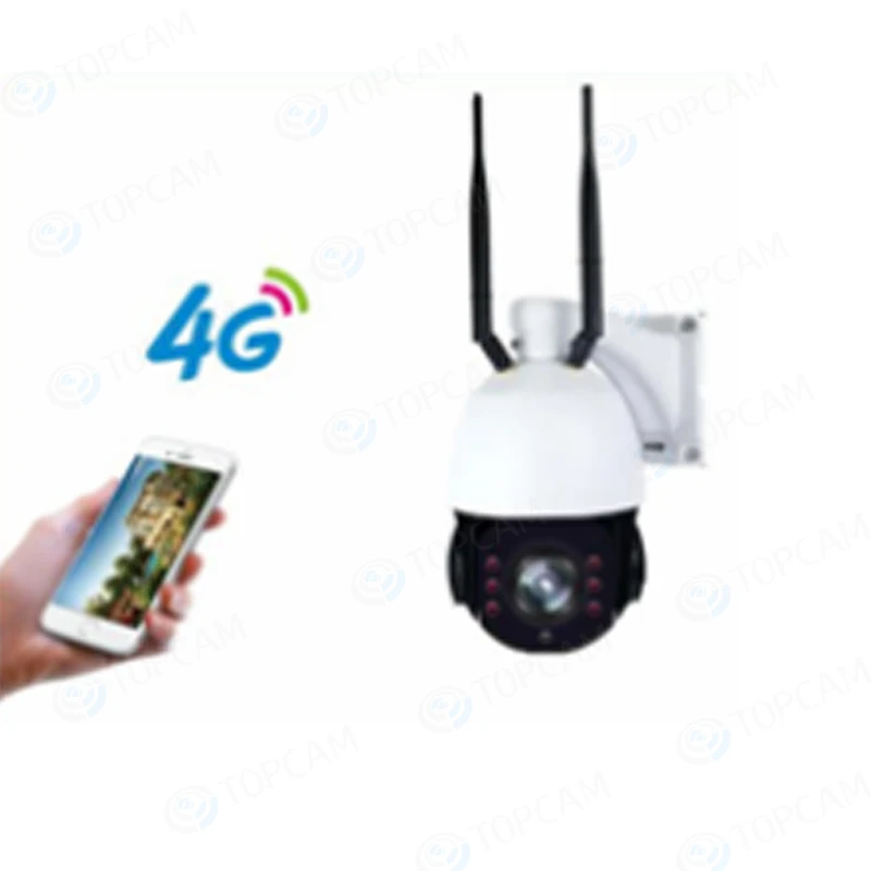 Купольная Сетевая IP камера 2 0 МП 1080P PTZ промышленная 4G Водонепроницаемая с
