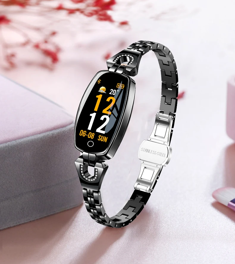 H8 Smart Watch Women 2018 Waterproof Heart Rate Monitoring Bluetooth For Android IOS Fitness Bracelet Smartwatch | Электроника