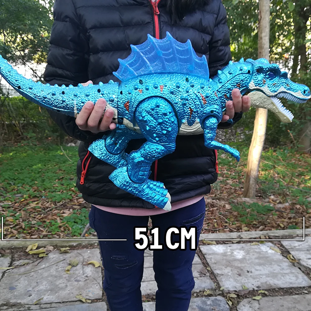51 см Высокое качество большой электрический ходячий динозавр игрушка Раннее Образование Развивающие игрушки для детей Детские игрушки для мальчиков