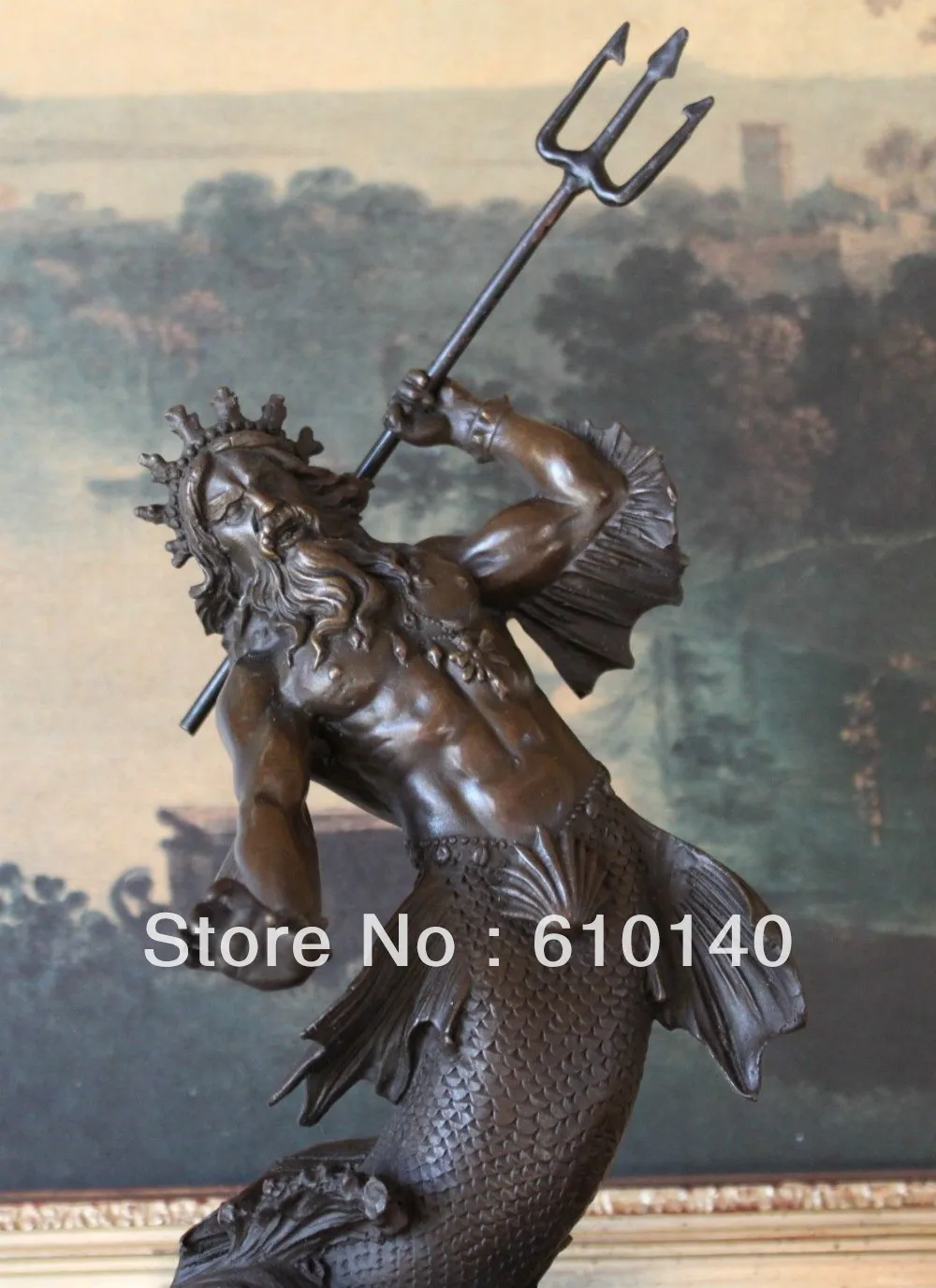 Статуя Из бронзового мрамора греческий бог морской дайвер|statue antique|marble statuemarble lion