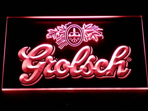 007 Grolsch Beer Bar Pub Club Новый светодиодный неоновый светильник с выключателем вкл./выкл.