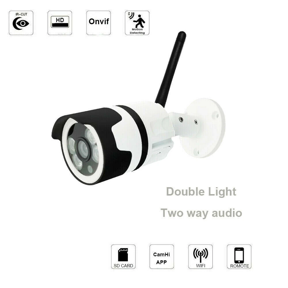 H.264/265IP камера wifi 720P 1080P наружный водонепроницаемый беспроводной домашний CCTV