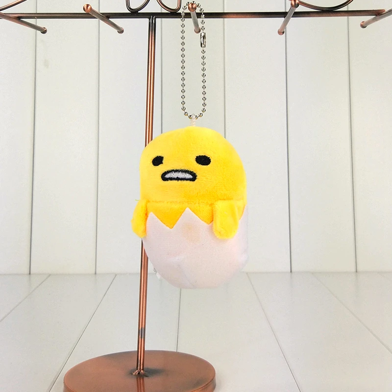 1 шт 8-11 см Gudetama плюшевый брелок милое грустное яйцо Гудетама мягкие Подвески случайные стили отправить