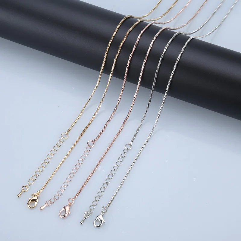32 дюймовая железная цепь ожерелье из розового золота и серебра 85 см|womens gifts|chain