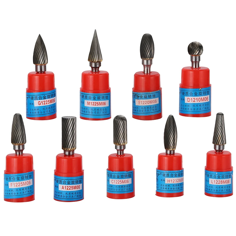 

1 Pcs Tungsten Carbide Rotary Burrs Grinding Head With 6mm Shank Tungsten Alloy Steel Rotary File Abrasive Tools