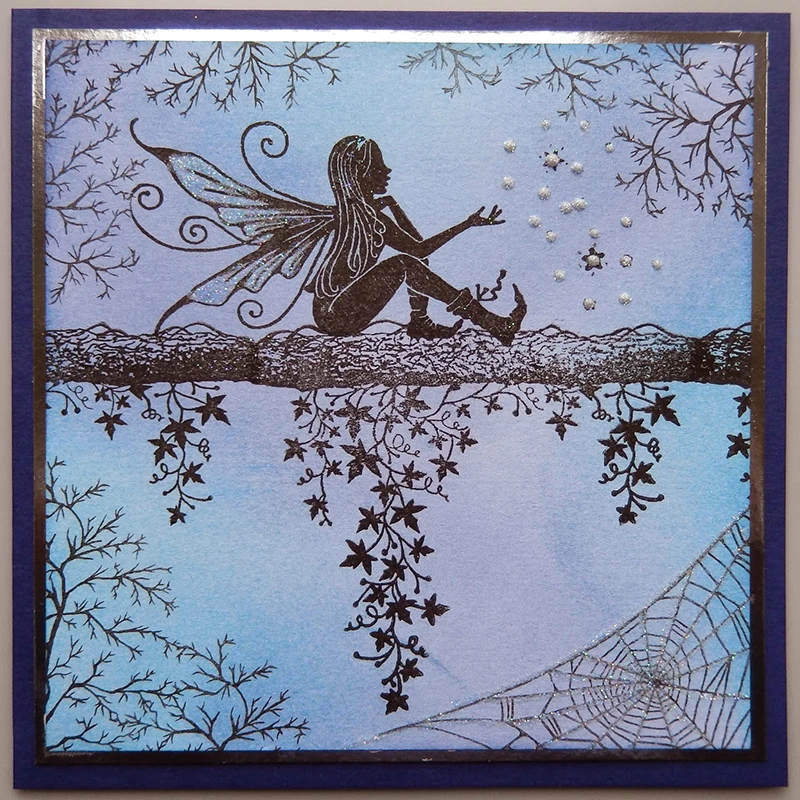 Фея ползучей лозы прозрачный штамп для скрапбукинга Прозрачная силиконовая