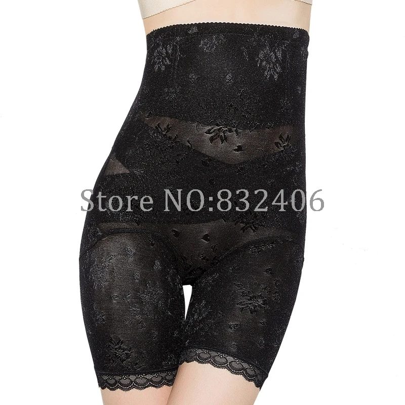 Тренажер с высокой талией Корректирующее белье для живота трусики открытым