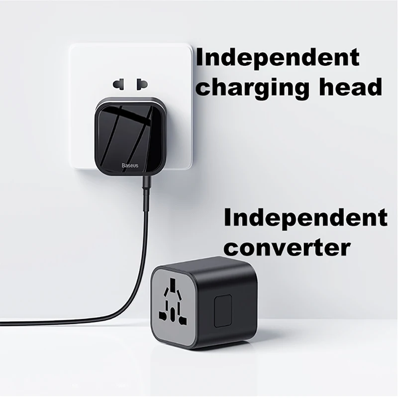 Baseus 18 Вт USB зарядное устройство Quick Charge 3 0 для iPhone X 7 8 порта дорожное настенное