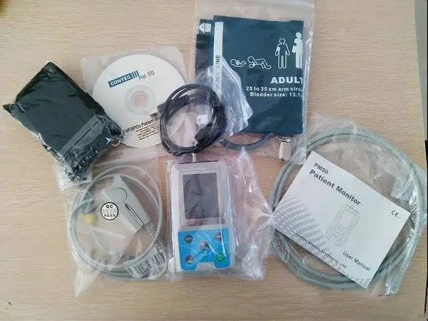 Contec PM50 монитор пациента артериального давления 24H Амбулаторный NIBP + SPO2 PR