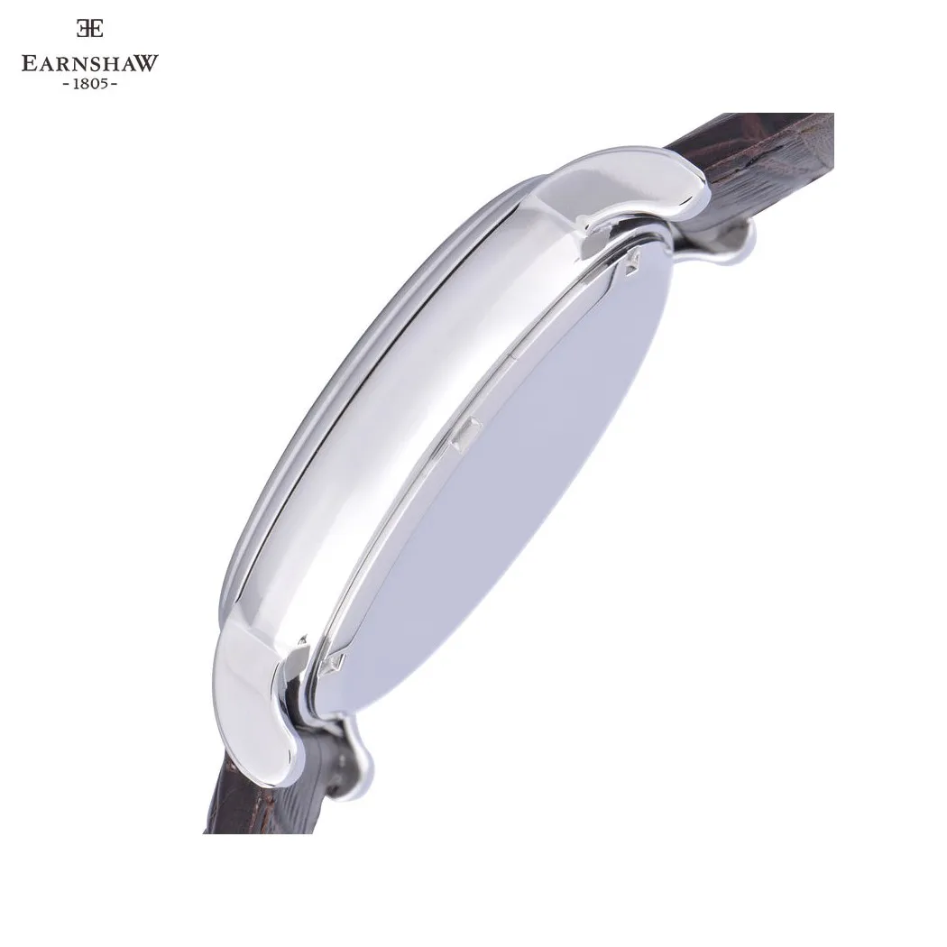 Наручные часы Earnshaw ES-8048-02 мужские кварцевые на кожаном ремешке