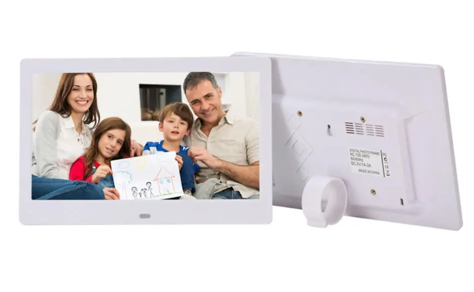 Цифровая фоторамка 10 дюймов HD LED фотоальбом с высоким разрешением MP3 MP4 видеоплеер