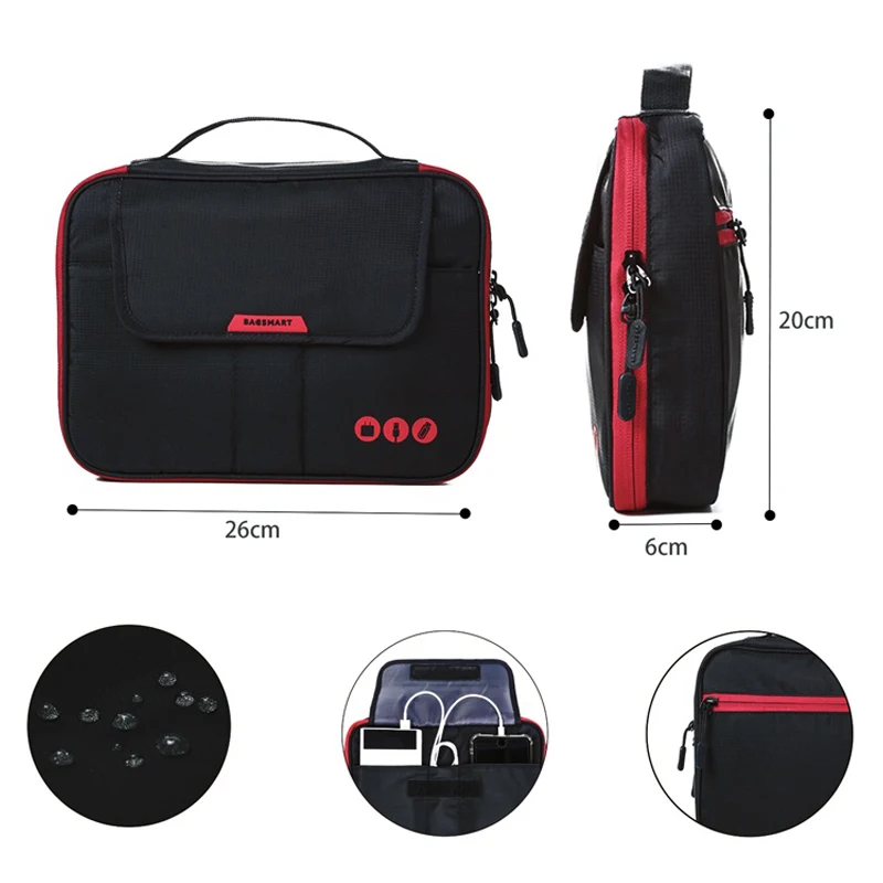 BAGSMART Дата кабель цифровые аксессуары отделочная сумка для передачи данных