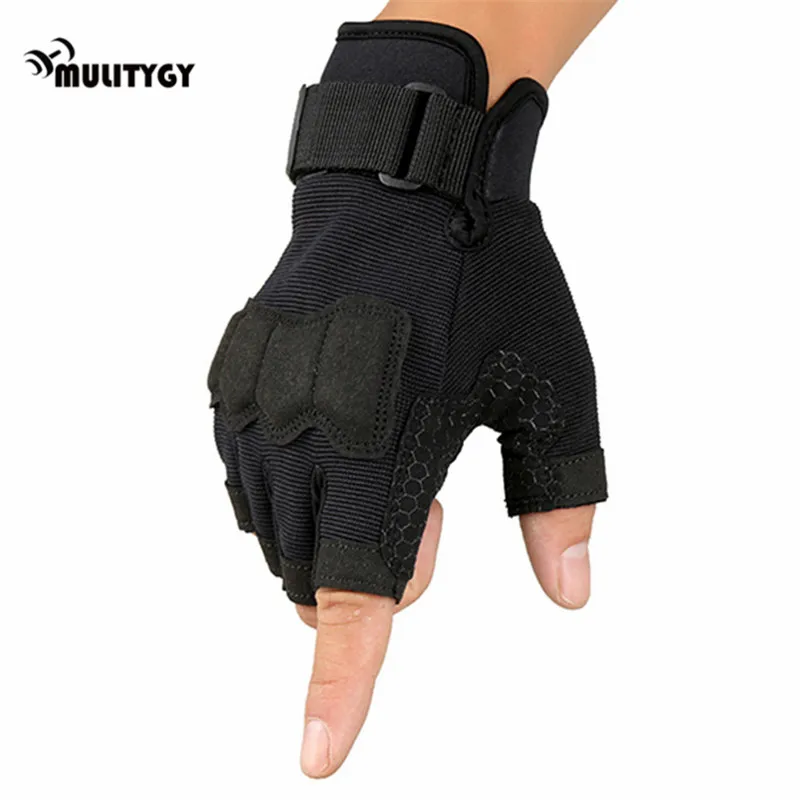 Половина Finger восхождение дышащая Боксёрские Перчатки GYM Прихватки для мангала