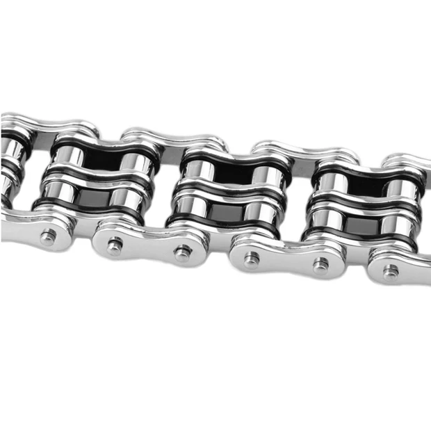 24 мм тяжелый черный мотоциклетный Байкерский браслет ювелирное изделие Золотая