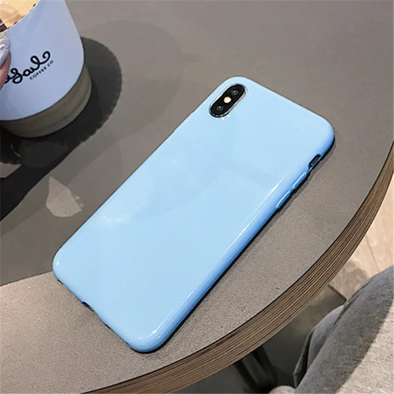 Блестящие яркие чехлы для iPhone X XR XS Max 8 7 6 6S Plus из мягкого ТПУ для samsung Galaxy S10 S10e S9 S8 Plus S7 S6 Edge