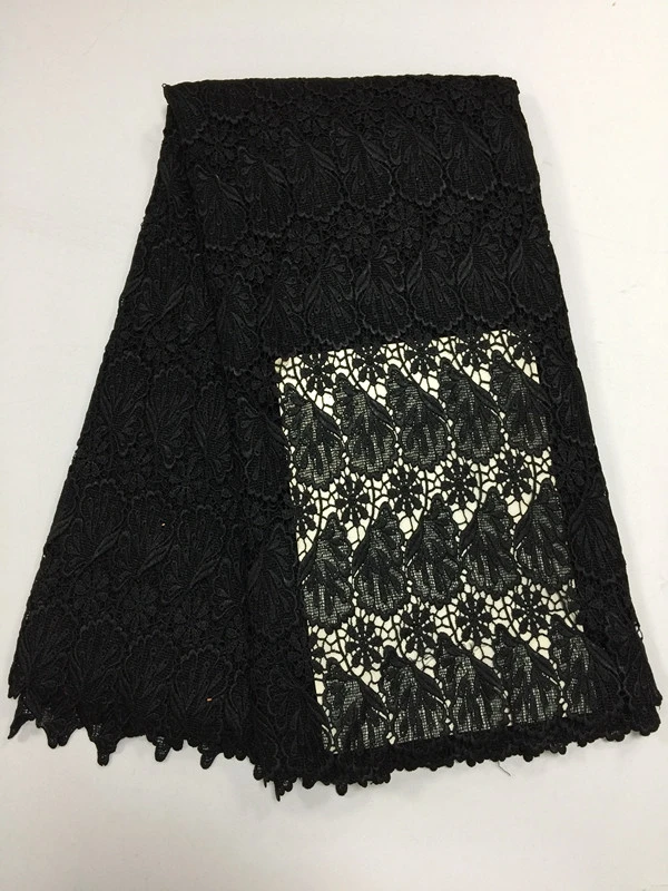 2017 Nigerian net cord lace textile water soluble African mesh guipure fabric swiss voile dress polyester material | Дом и сад