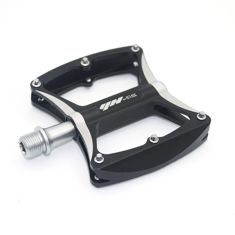 black015 Велосипедные педали из алюминиевого сплава для горного велосипеда MTB, велосипедные педали BMX 2 с герметичным подшипником, велосипедные аксессуары, велосипедные педали - Цвет: black015
