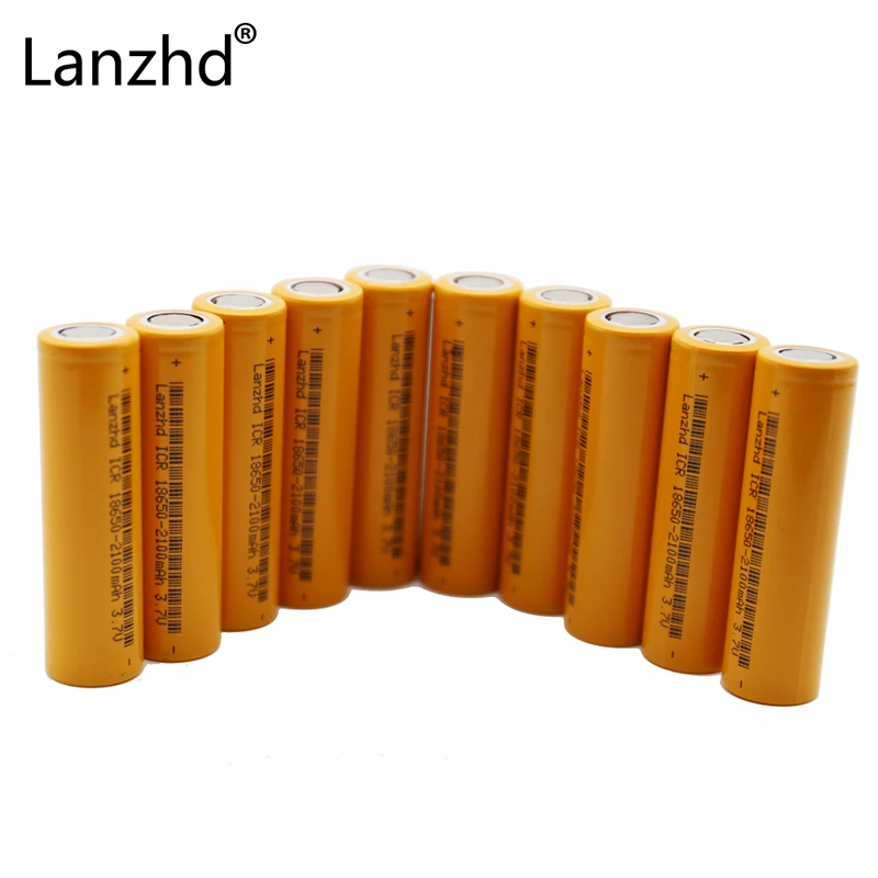 10 шт. литий ионные аккумуляторные батарейки 18650 3 7 в|li-ion battery|18650 batteryrechargeable battery |