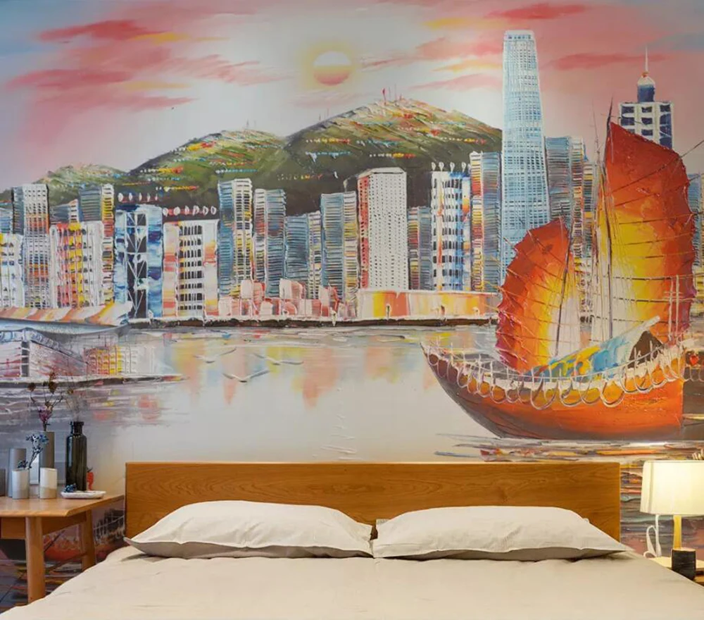 Художественный 3d-фон для фотографирования с изображением порта викторианской