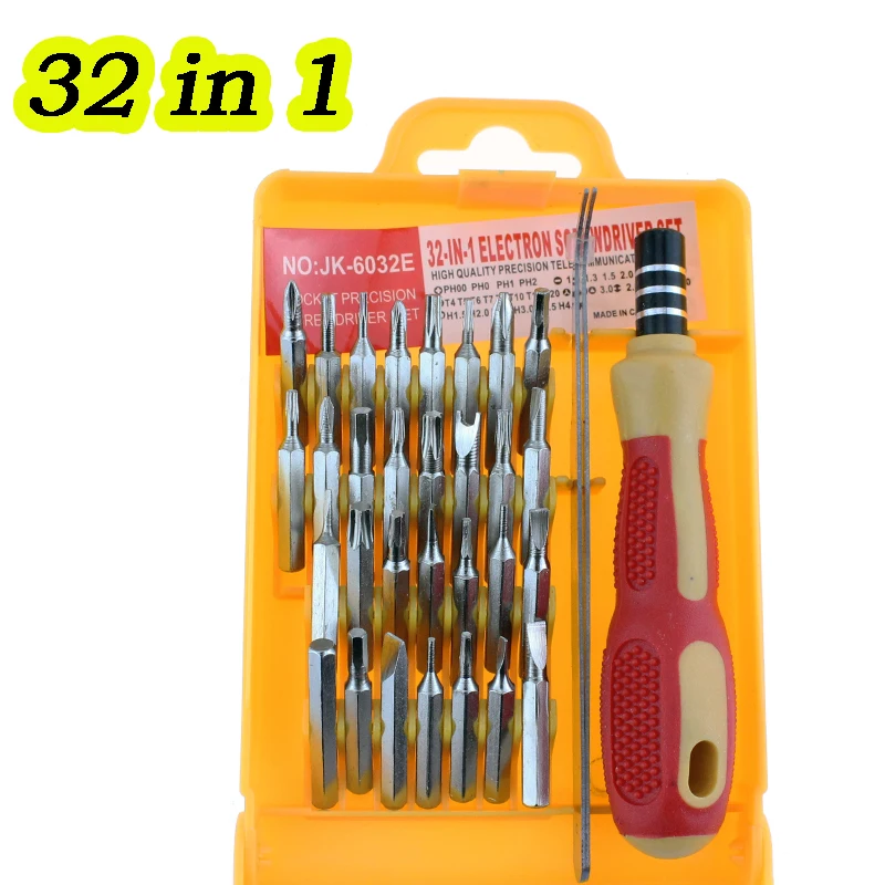 

Набор многофункциональных отверток 32 в 1, набор профессиональных сменных точных ручных инструментов 32 в 1