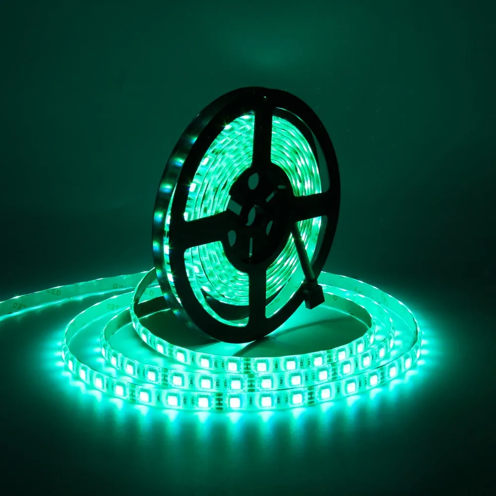 SuperNight SMD 5050 RGB светодиодный светильник s Kit 5 м 60 светодиодный s/M DC 12 В водонепроницаемый гибкий светильник для украшения дома