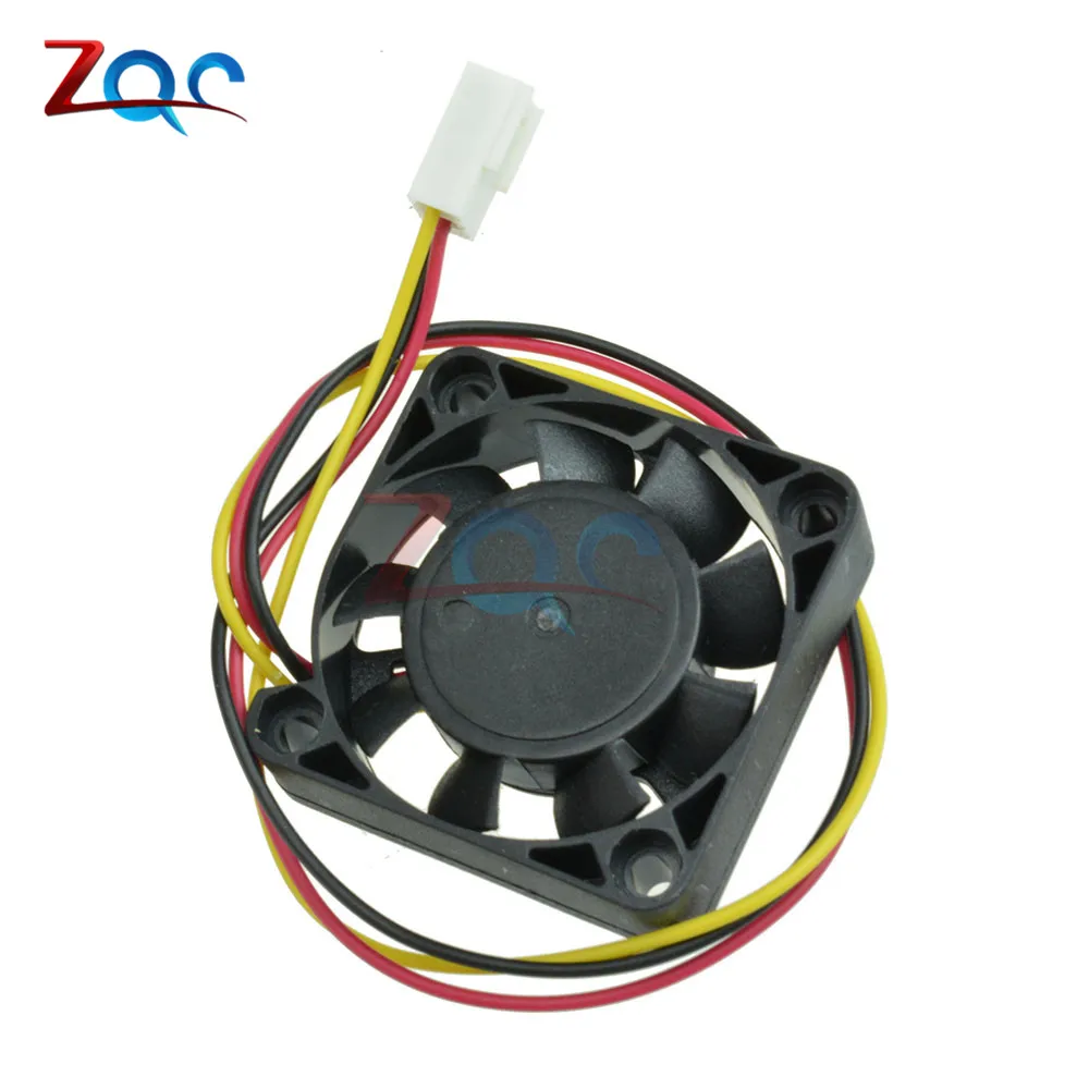 Чехол для компьютера кулер 3Pin 12V 4CM 40MM PC CPU охлаждающий вентилятор черный радиатор