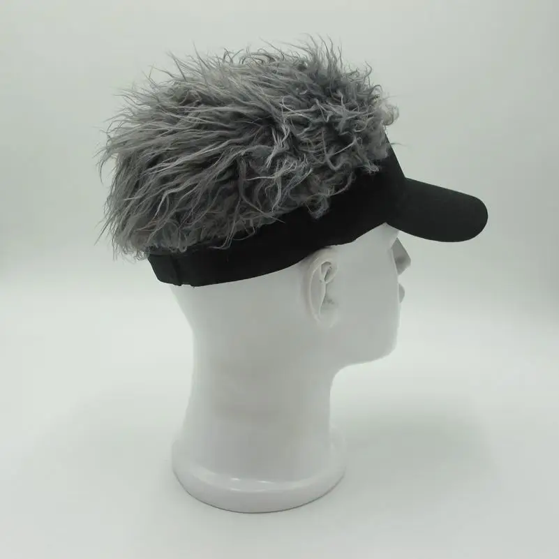 Бейсболка с накладным козырьком для мужчин и женщин забавные волосы потери волос