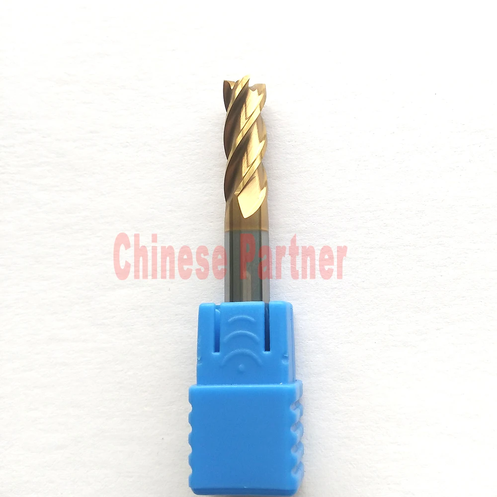 

1pc 6mm HRC60 D6*15*50L 4 Flutes Spiral Bit Milling cutter Tools Tungsten steel allo solid Carbide CNC Endmill Router bits