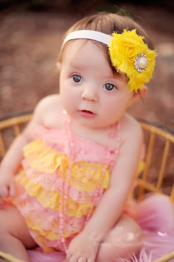 

12pcs/lot Shabby Chic Chiffon Flower Headbands