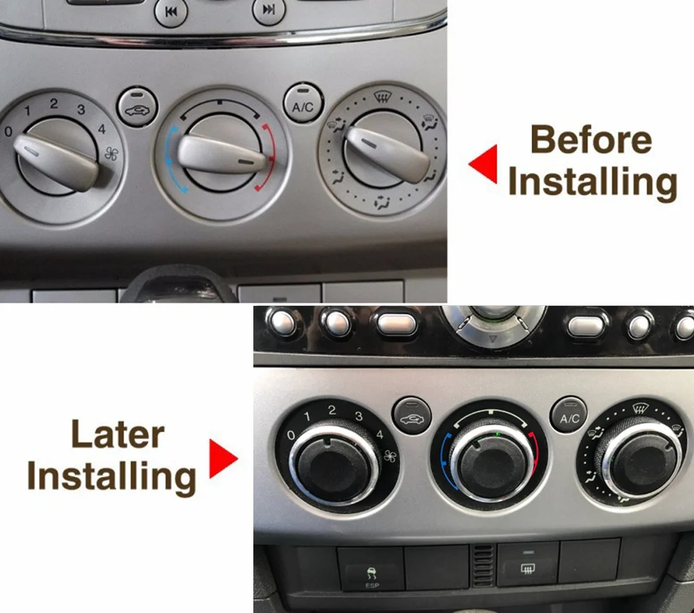 Ручка переключателя контроля тепла для кондиционера 3 шт. ручка переменного тока