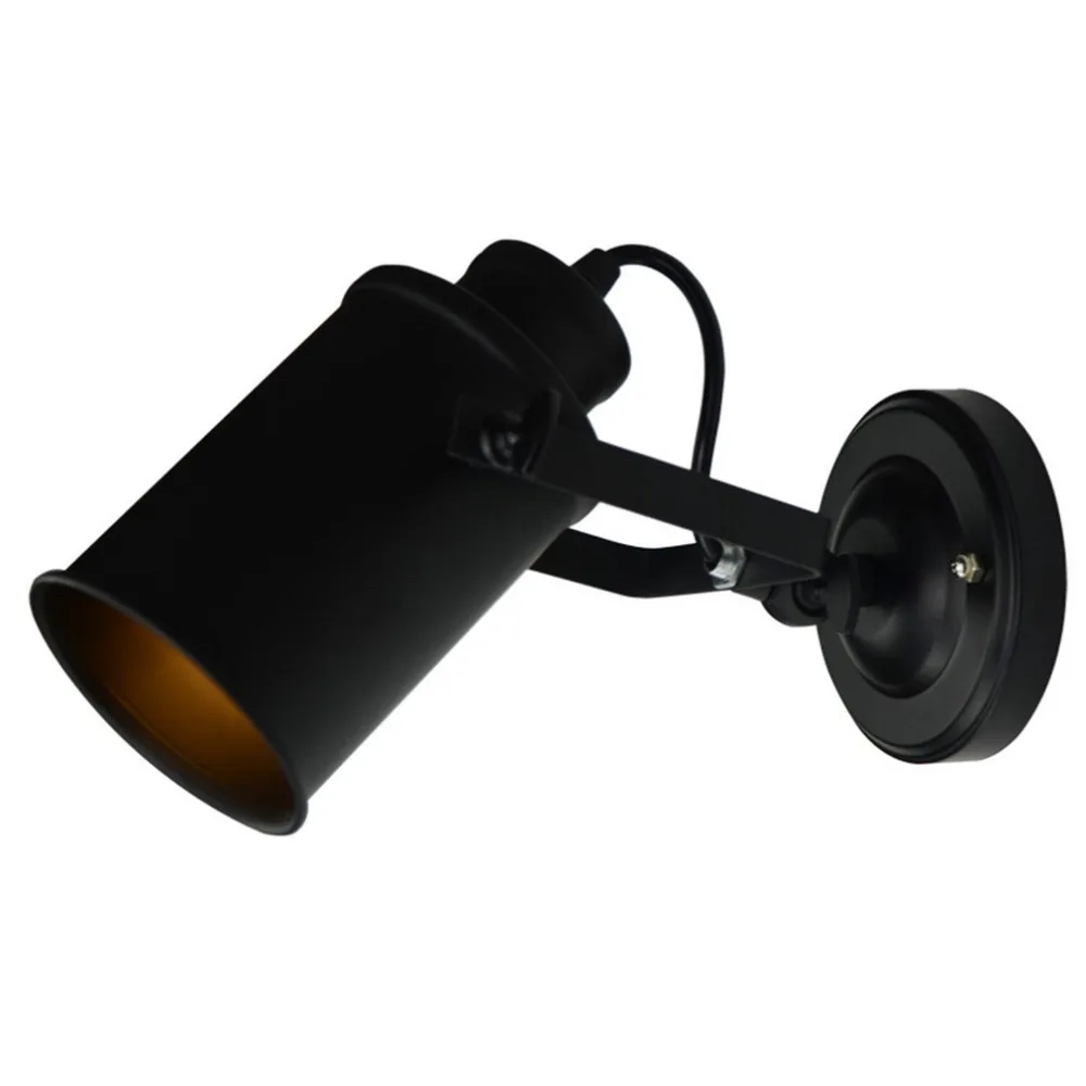 Кофейня винтажная окрашенная Железная Голова настенный светильник держатель