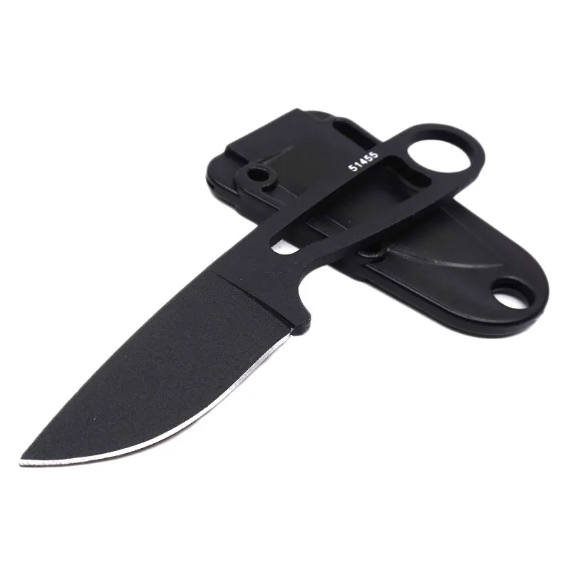 51455 straight knife Небольшой тактический карманный с фиксированным лезвием портативная прямая подвеска с ножом для выживания на открытом воздухе охотничьи походные ножи 440 лезвия EDC инструменты - Цвет: 51455 straight knife