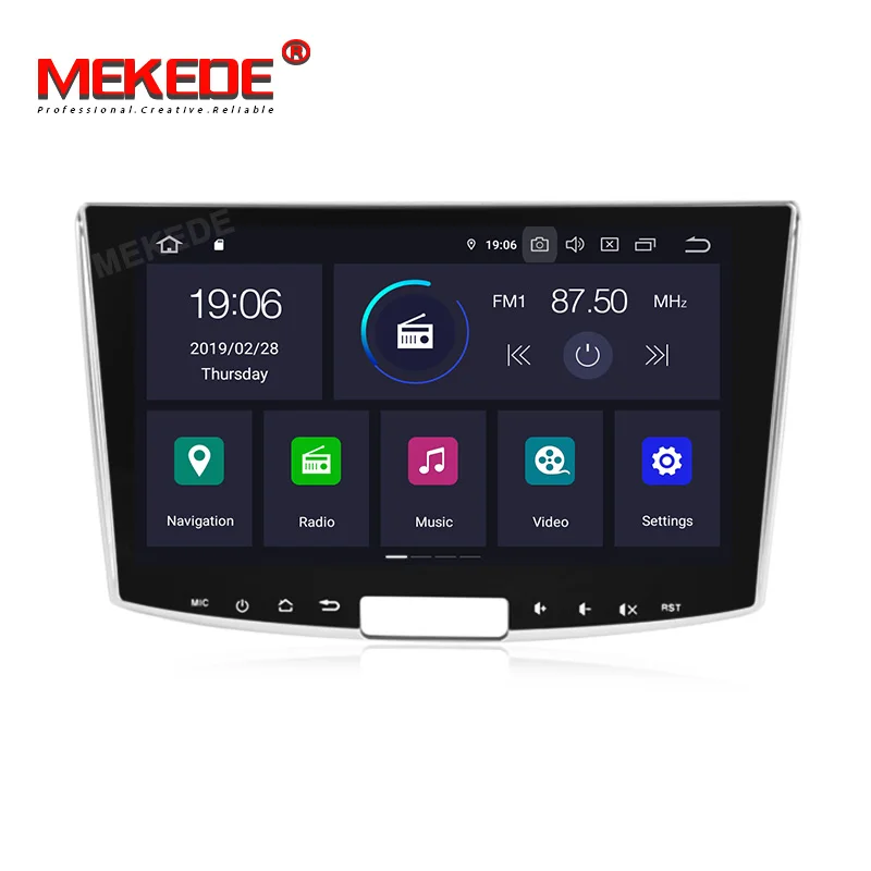 MEKEDE 10," PX30 Android 9,0 автомобильный dvd мультимедийный стерео для Volkswagen VW Passat B6 B7 CC Magotan 2011- gps navi авторадио