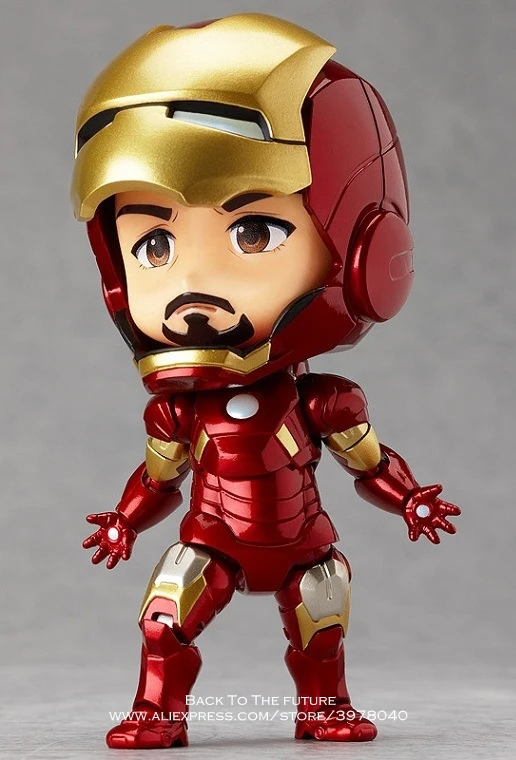 Disney с героями комиксов Марвел AvengersIron Железный человек Mark7 версии 10 см фигурку