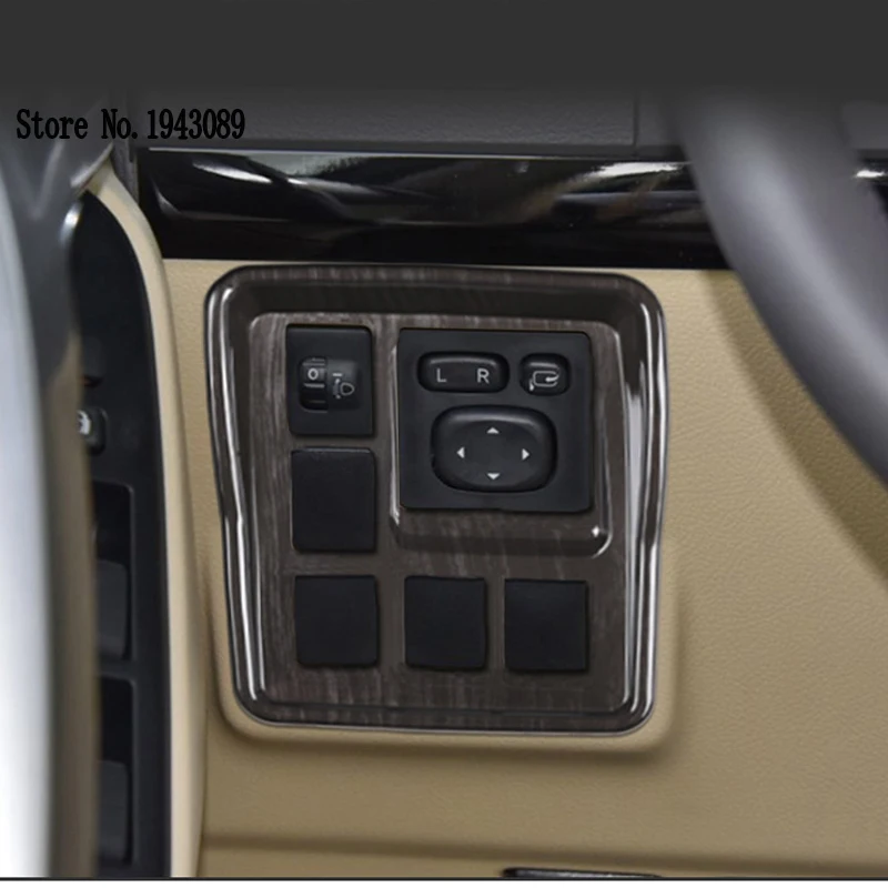 Для Toyota Land Cruiser Prado FJ150 150 2010 2017 боковое зеркало заднего вида из АБС Регулировочная