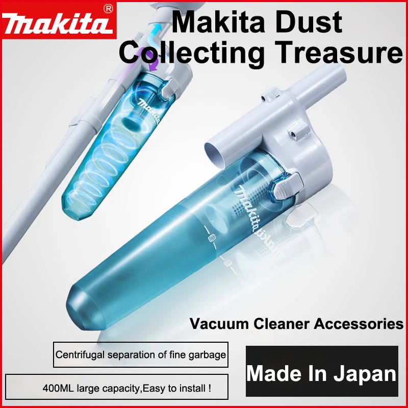 

Japan Makita Original CL107 vacuum cleaner CL18 Dust collecting treasure External Garbage separator filter 400ML Large capacity