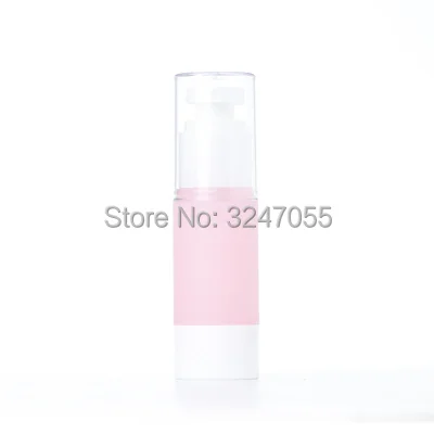 15ml30ml50ml100ml портативный дорожный безвоздушный тональный насос бутылка, розовый вакуумный косметический спрей кулак контейнер, лосьон/эмульсионная трубка