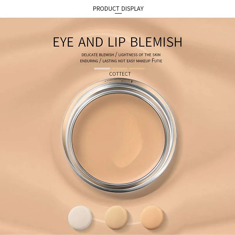 3 цвета стойкая основа для губ или глаз консилер контроль жирности кожи