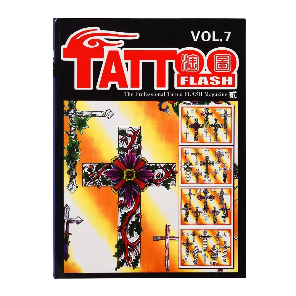 Tattoo Book Supply Classic Mini Logo Design Collection Pattern Graphic Flash Tatoo A4 Popular Sketch Makeup | Красота и здоровье