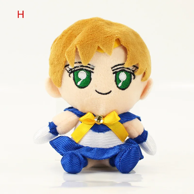 Tenoh Haruka 15cm 15-16 см Сейлор Мун плюшевая мультяшная кукла игрушка Морячка Цукино Усаги Луна Чиба Мамору чибиуса Mizuno Ami Hino Rei Kino Makoto плюшевая - Цвет: Tenoh Haruka 15cm